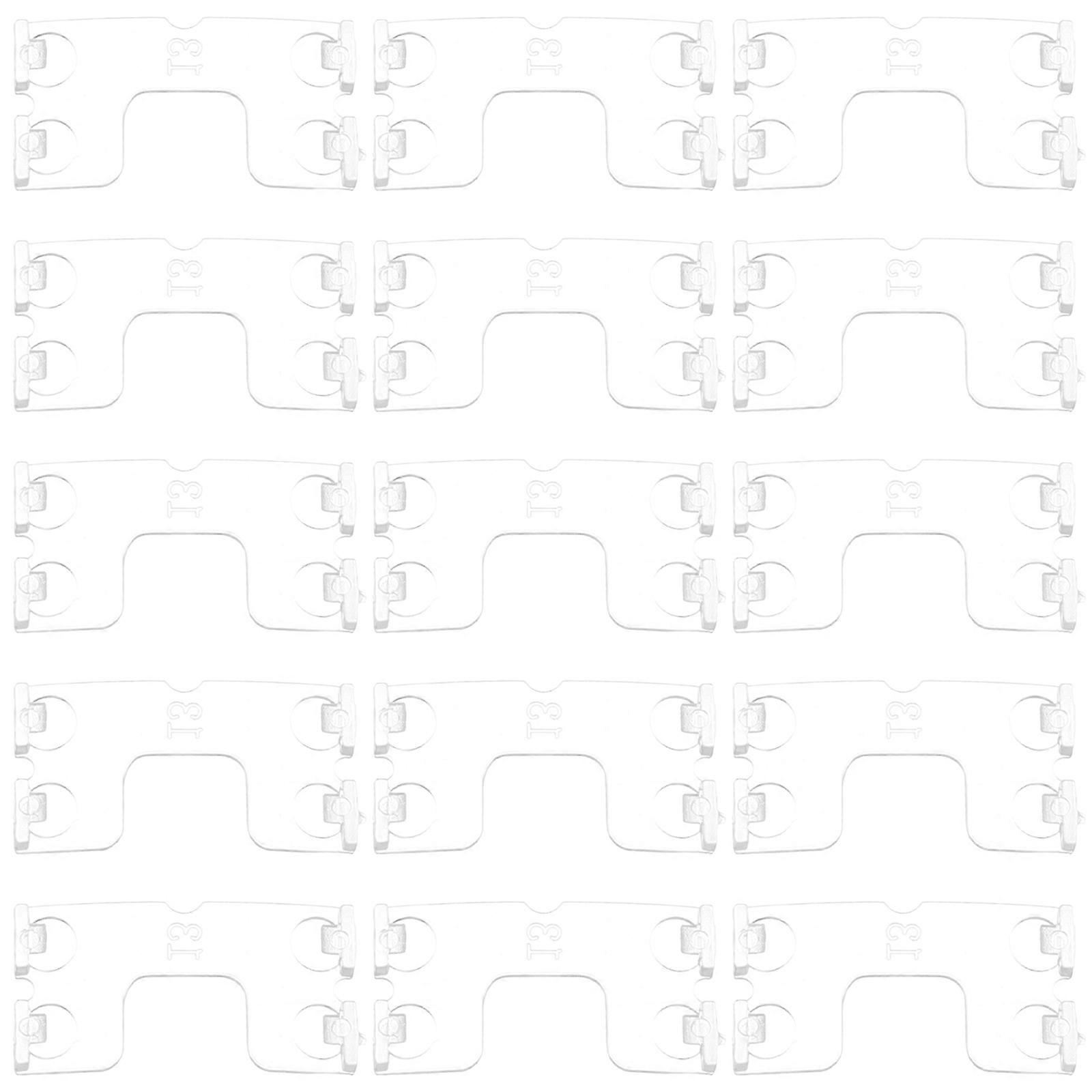 Plastic Blinds Clips Butterfly Shaped for Home Valance Replacement Clips 40Pcs