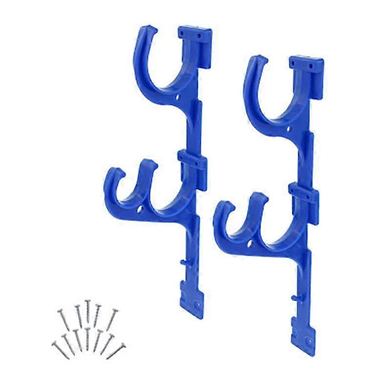 Pool Pole Holder, 2 Pcs Plastic Pool Pole Holders for Telescopic Poles, Rustproof Pool Han