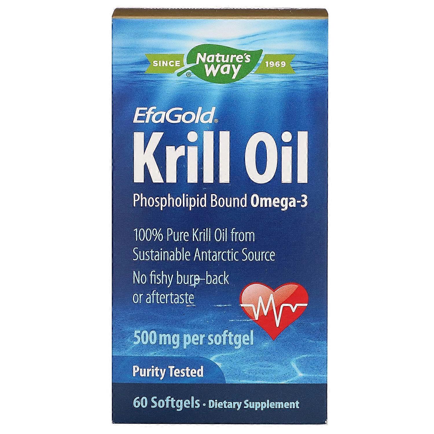 Nature's Way, Krill Oil, 60 Softgels