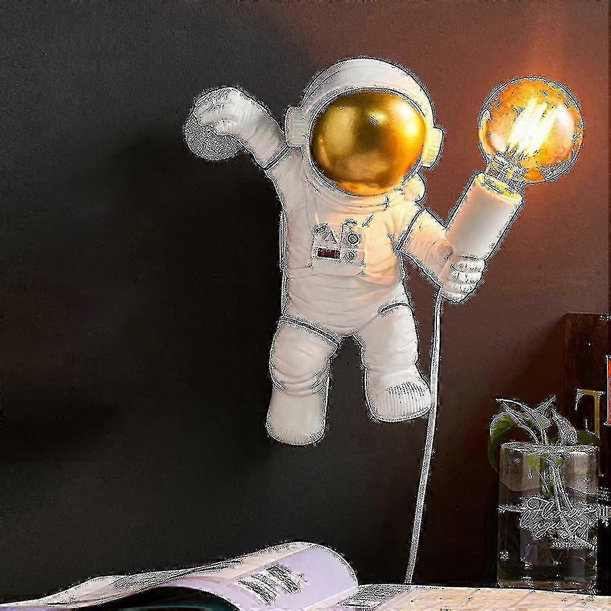 Astronaut Themed Wall Light for Kids, E27 Socket and Switch