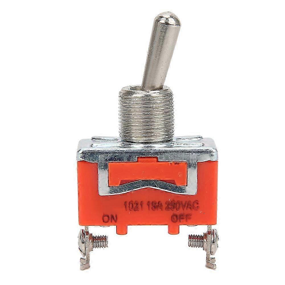 10PCS E TEN1021 AC 15A Mini Toggle Switch ON OFF 2 Position 2 Pin Toggle Switch