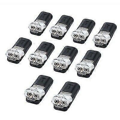 10x Automotive Plug Connector Connector 2-pole Car Waterproof Cable Ft