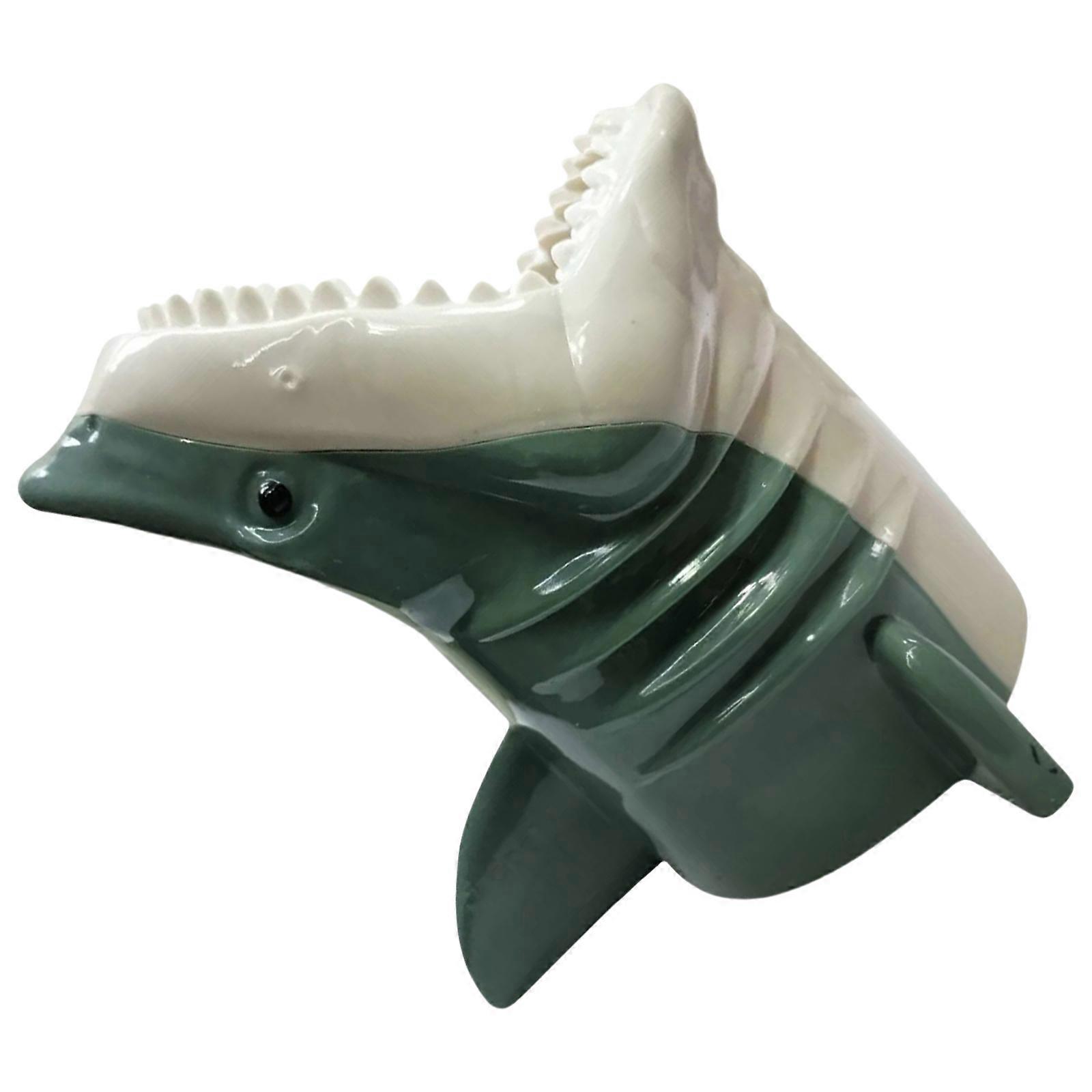 Halloween Popcorns Holder for Game Enthusiasts Funny Shark Shape Candy Popcorns Container Collectible Ornament Gift Multicolor