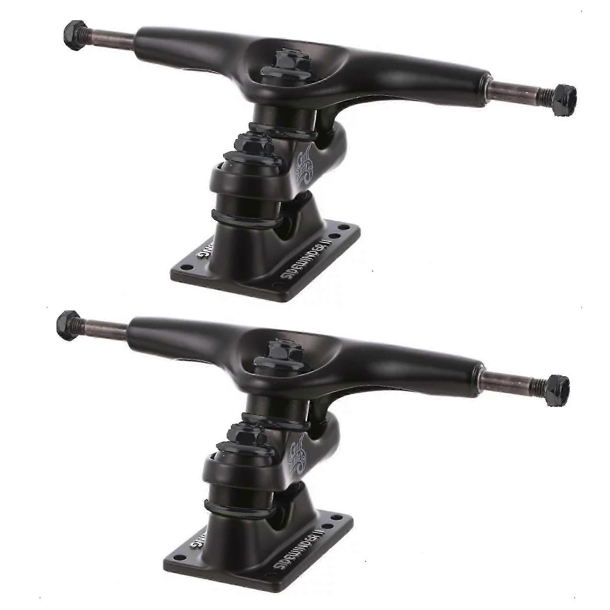 Gullwing Sidewinder II Longboard Skateboard Double Kingpin Trucks, 159mm Schwarz, Hanger 9\' Achse (2er-Set)