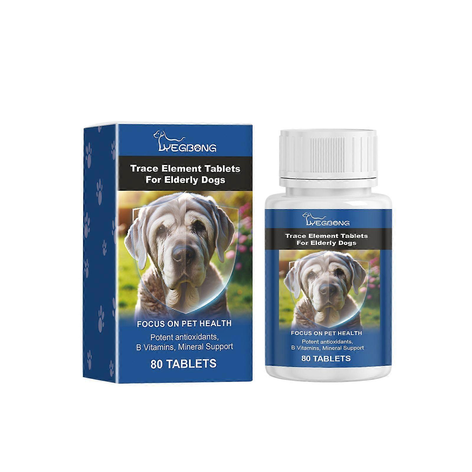 Yegbong Trace Element Tablets For Senior Dogs - Supports
