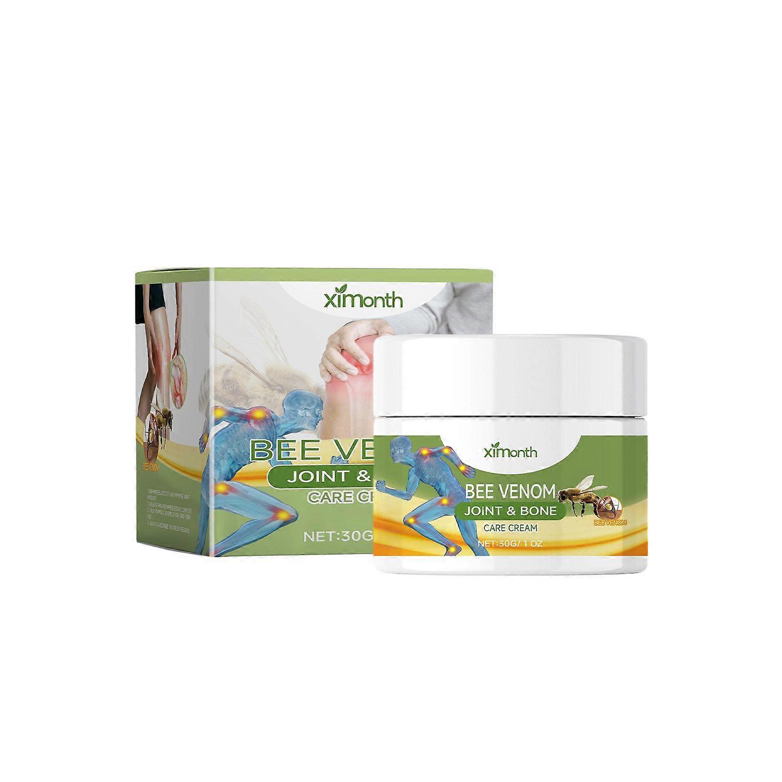 Ximonth Bee Venom Joint Relief Cream Knee Leg Joint External Use Gentle And Comfortable Relief Massage Cream