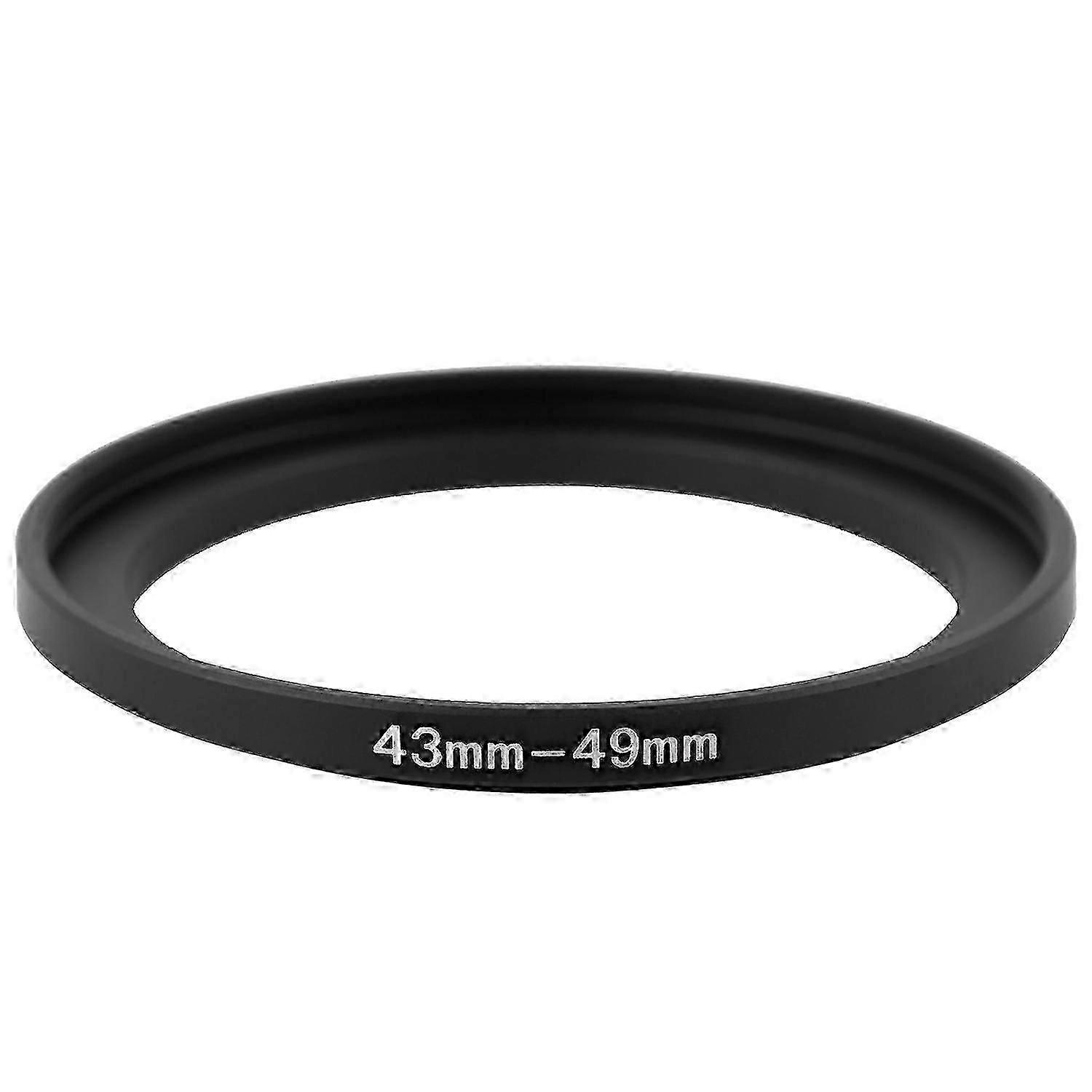 43mm to 49mm Metal Step Up Filter Ring Adapter for Camera hwySH
