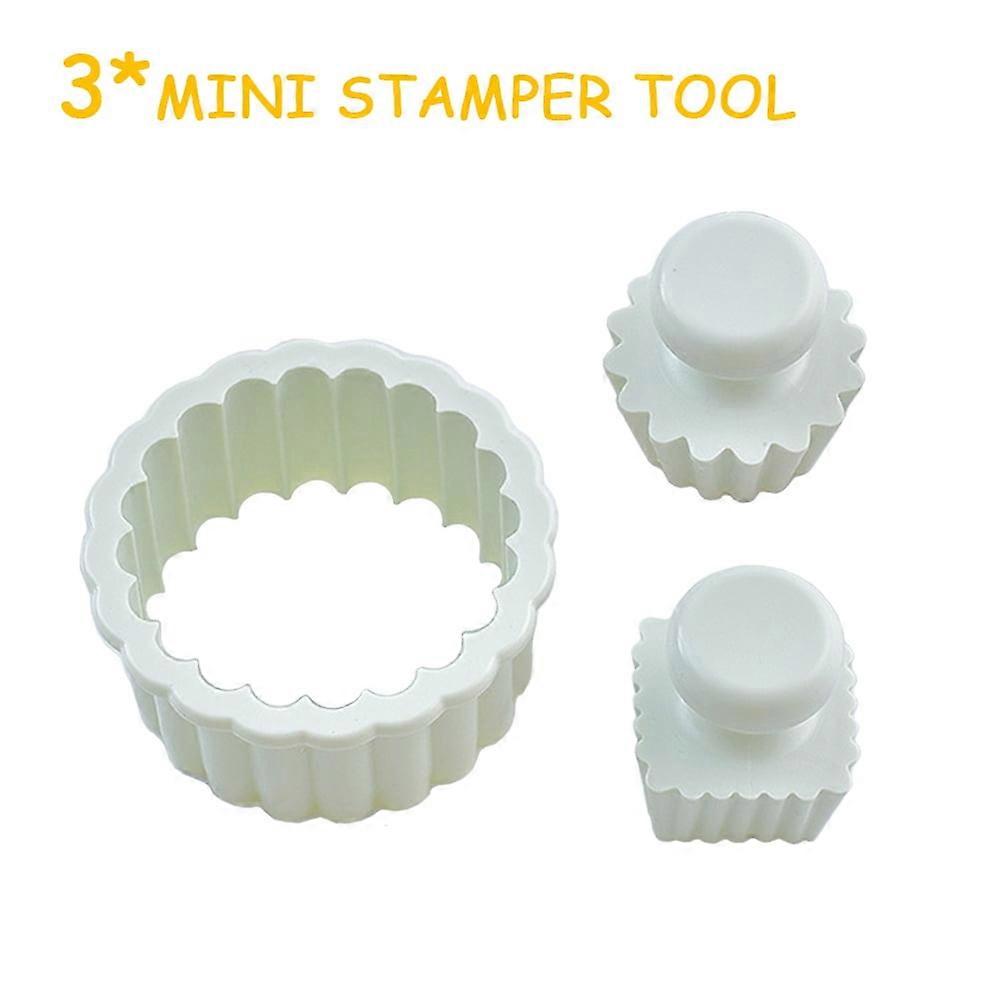 Plunger Cutter Set Cake Cookies Decorating Tool Mold-Tiny