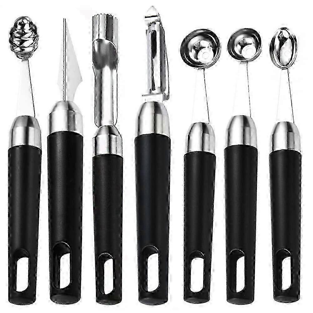 7 Pcs Melon Baller Scoop Set for Fruit and Vegetable Preparation 2025