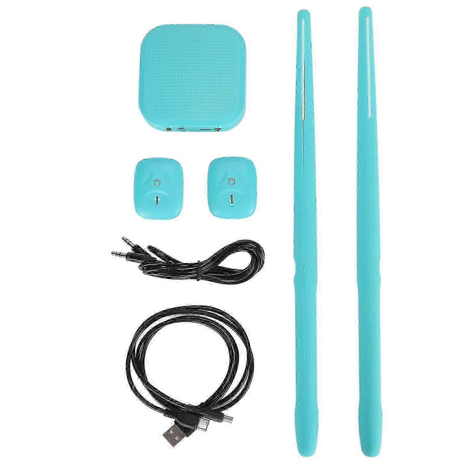 Air Drumsticks Set Electronic Drumsticks Portable Bluetooth Motion Drum Sticks Rechargeable Easy to Use for Kids Adults Beginner Practice Session