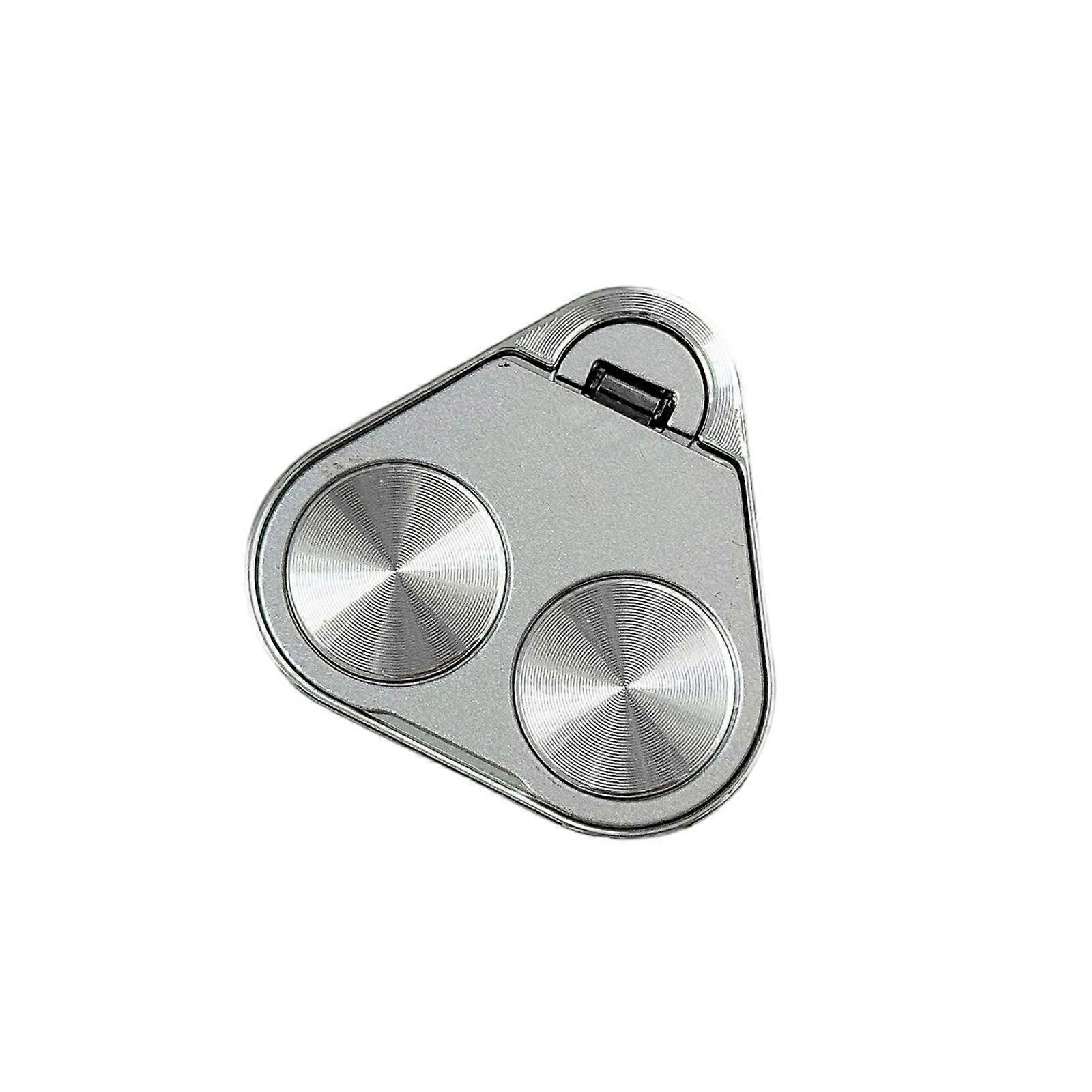 Multiple Angle Adjustable Phone Mount Strong Adhesive Double Base Mobile Phones Stand for Video Streaming Gaming  Silver