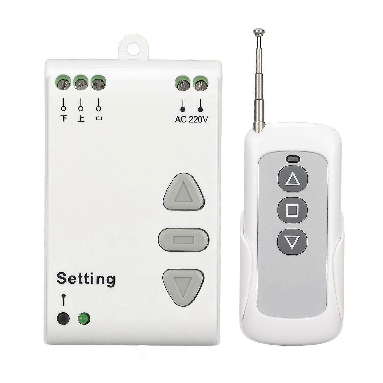 AC 220V Motor Remote Control Switch High Sensitivity Low Power RF 2CH Wireless Remote Switch for Ele