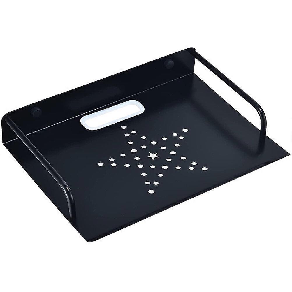 Wall Mounted Small Projector Shelf Metal Router Rack Floating Projector Shelf