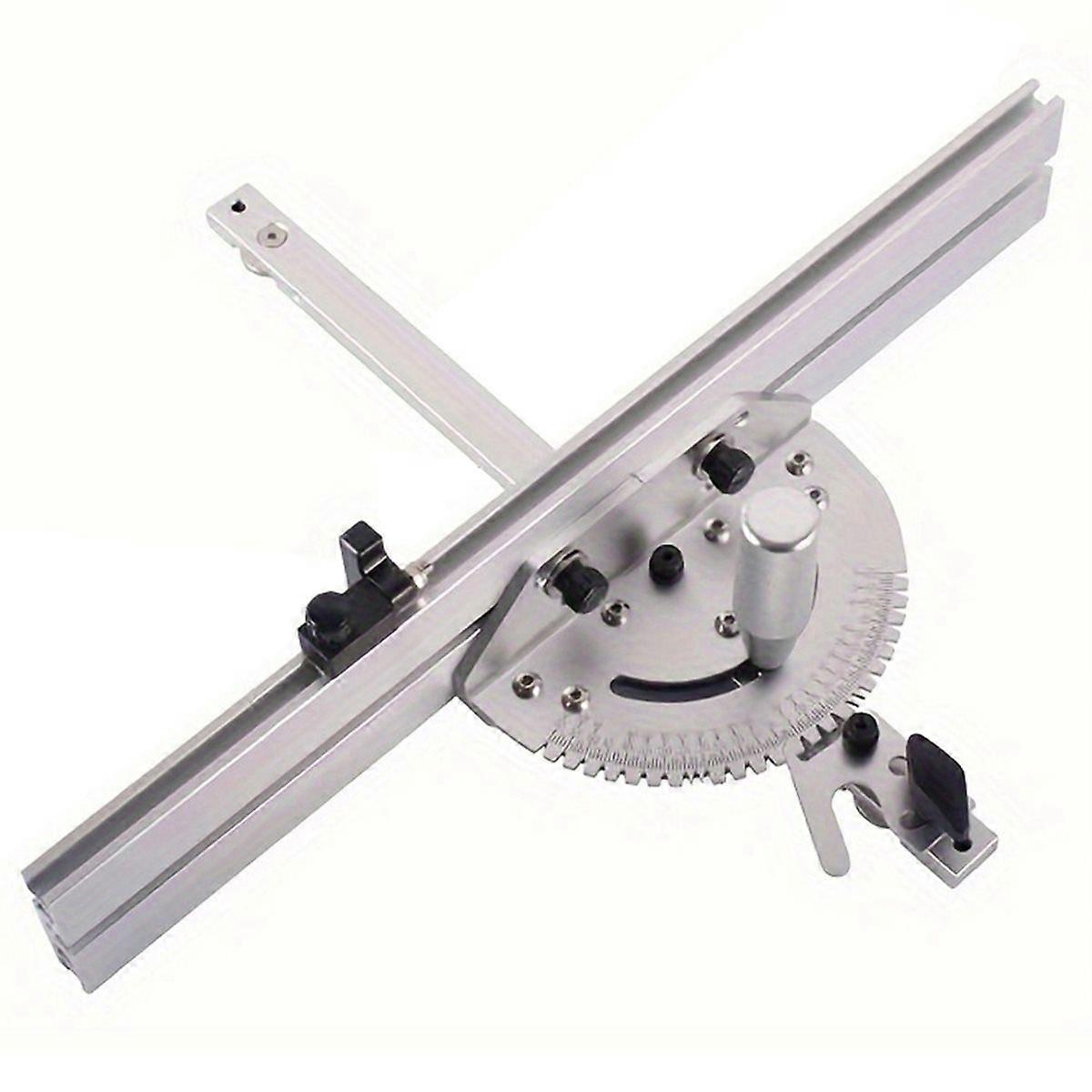 Push Handle Adjustable Angle Disc Slide Woodworking Aluminum Push Ruler Bandsaw Inverted Trim DIY A