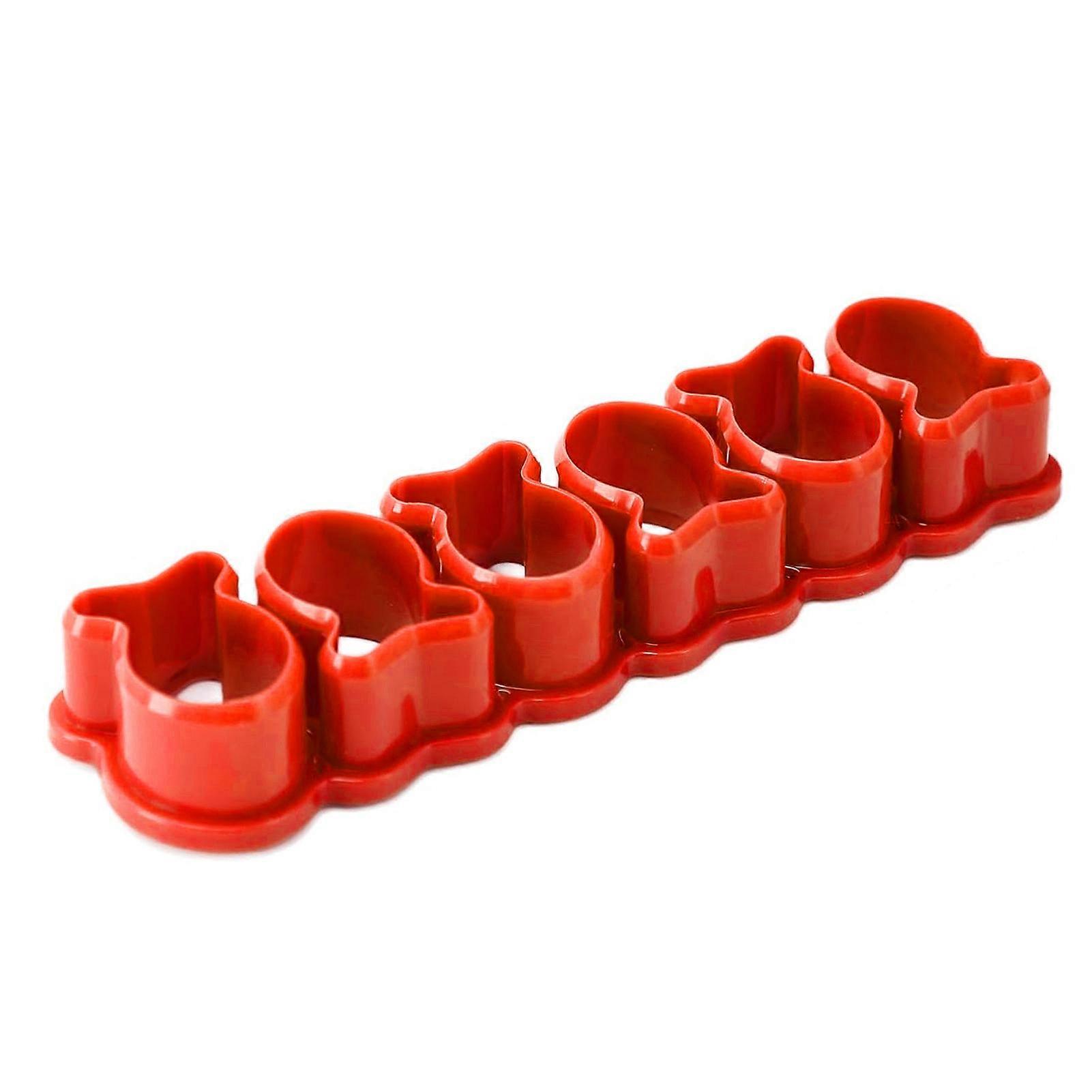 Goldfish Cracker Cutter Mini Plastic Reusable for Baking Cookie Tiny Fish Shaped Orange