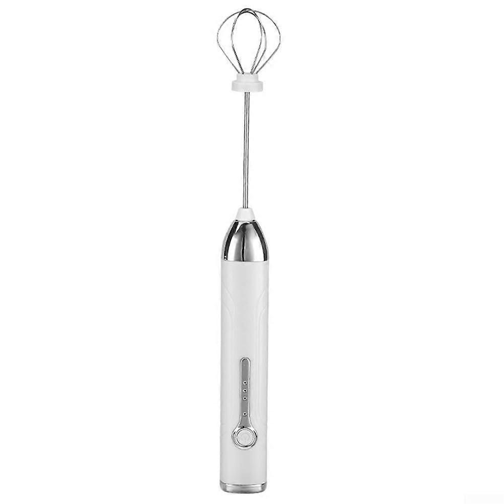 Milk Frother Handheld Rechargeable 3 Speed with Dual Whisks for Coffee, Latte and Hot Chocolate