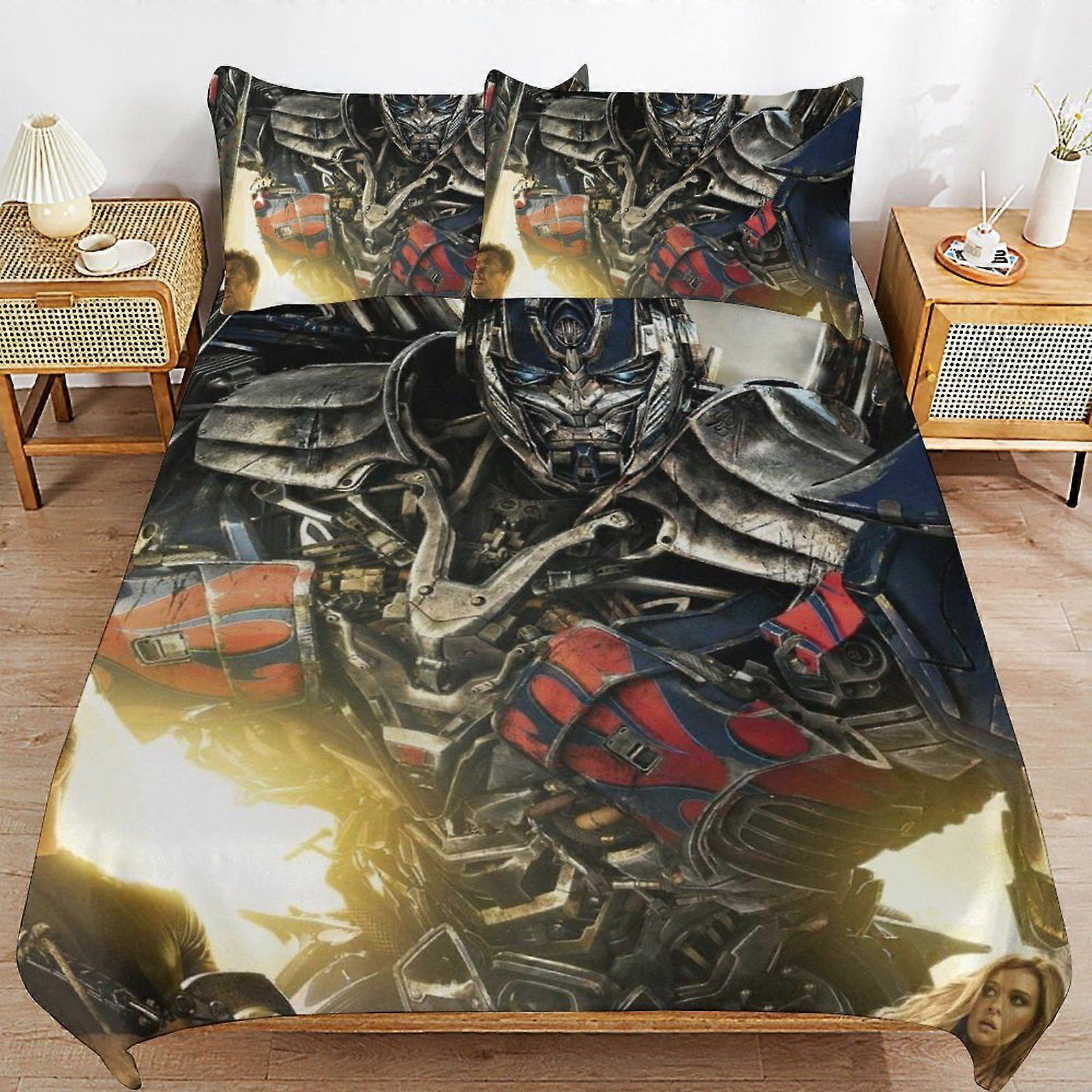 W75 Transformers Practical Zip Design Smooth Touch Soft Finish Long Use Duvet Cover Sets for Everyday Rest M75