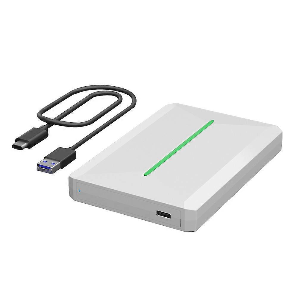 Mobile SSD/HDD Case USB 3.1 Solid State Drive Case External Game Hard Disk Case for PS4/PS3/PS2/Switch for PC,A