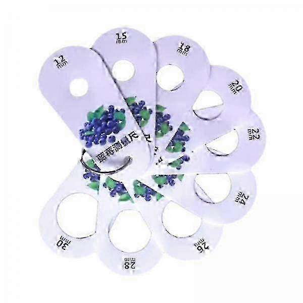 5x Ruler for Fruits Fruit Caliper, Flexible Measurer Fruit Circle Caliper,