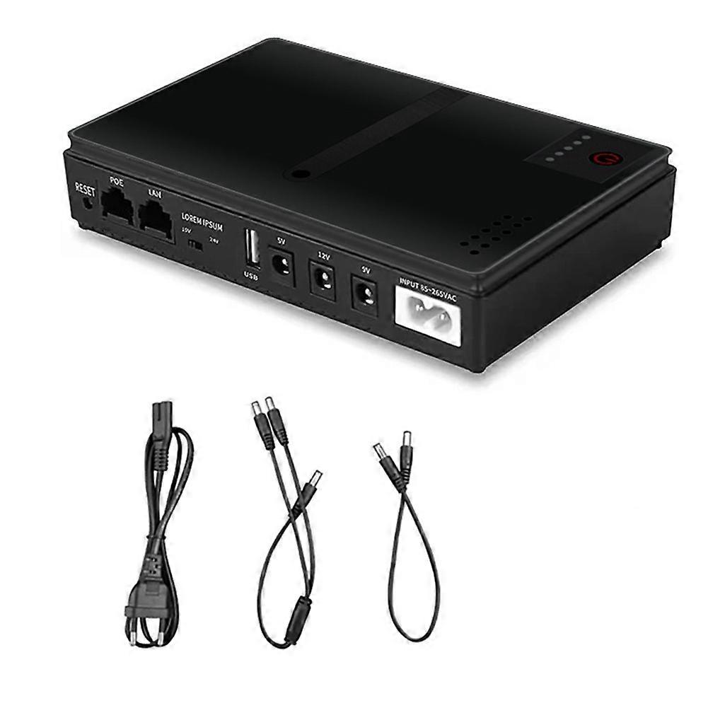 DC UPS Uninterrupted Power Router Spare Charging Treasure DC1036P 36W (US Plug)