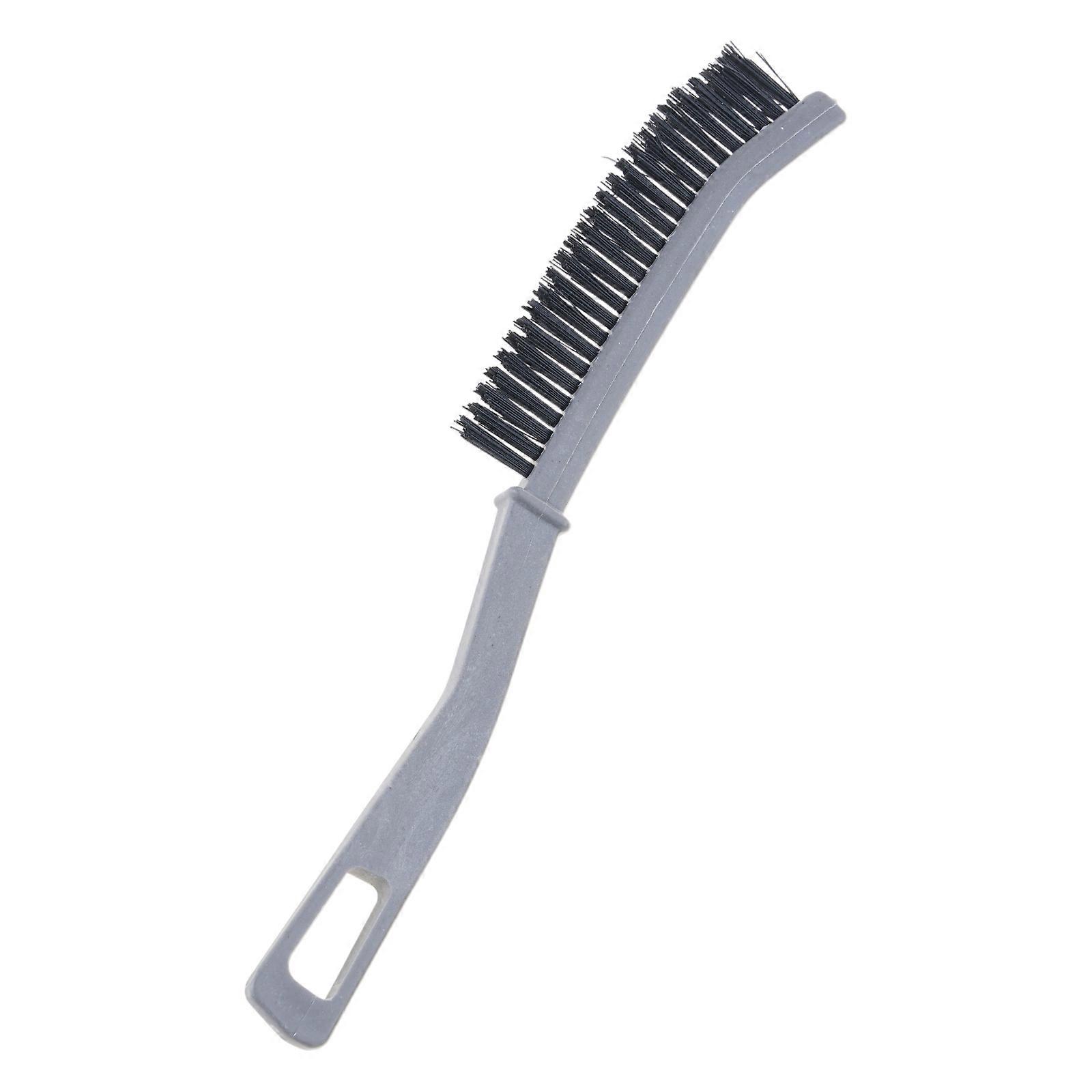 Stiff Bristle Multifunctional Scouring Brush for Tight Spaces Tile Grout Window Edges Easy Cleaning Multicolor
