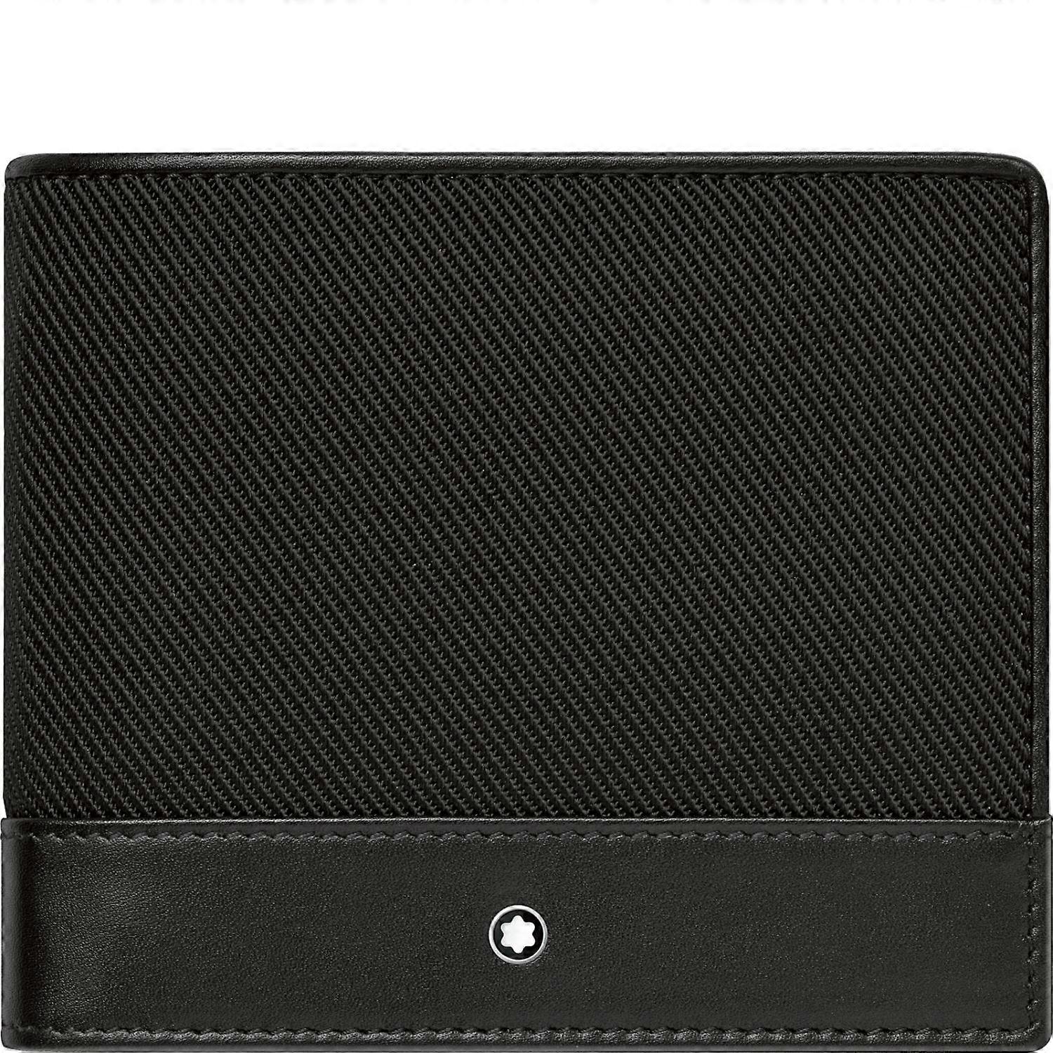 Montblanc Black Nightflight Wallet 4cc with Coin Case 113152