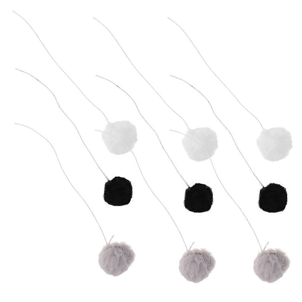 Cat Tease Ball for Indoor Cats Interactive Toy 9Pcs Set