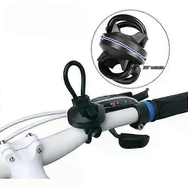 Bicycle Light Clip Holder 360 Degree Rotation Handlebar Clip for LED Flashlight Mountain Bike Front Flash Torch Light Bracket