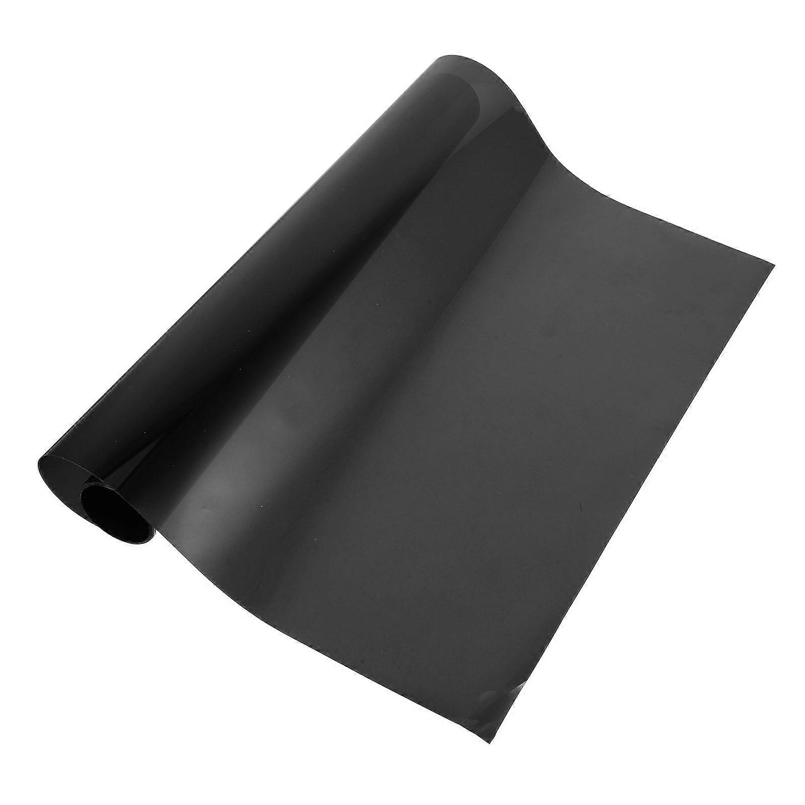 Privacy Screen Window Film For Home Use Blocker Static Cling UV Blocking 1 Roll Black Color