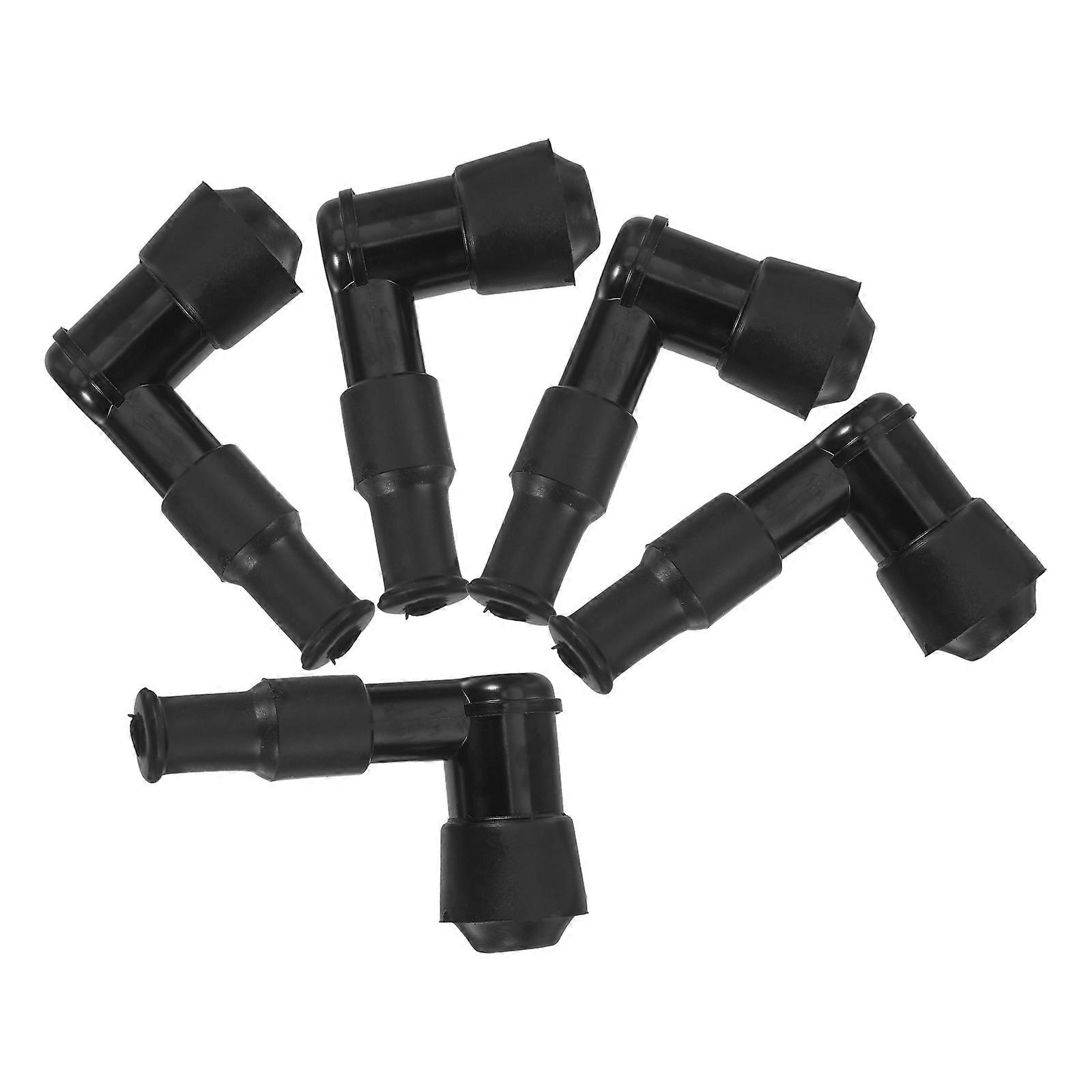Black Plug Boot Cap for Threshing 25Pcs Pack