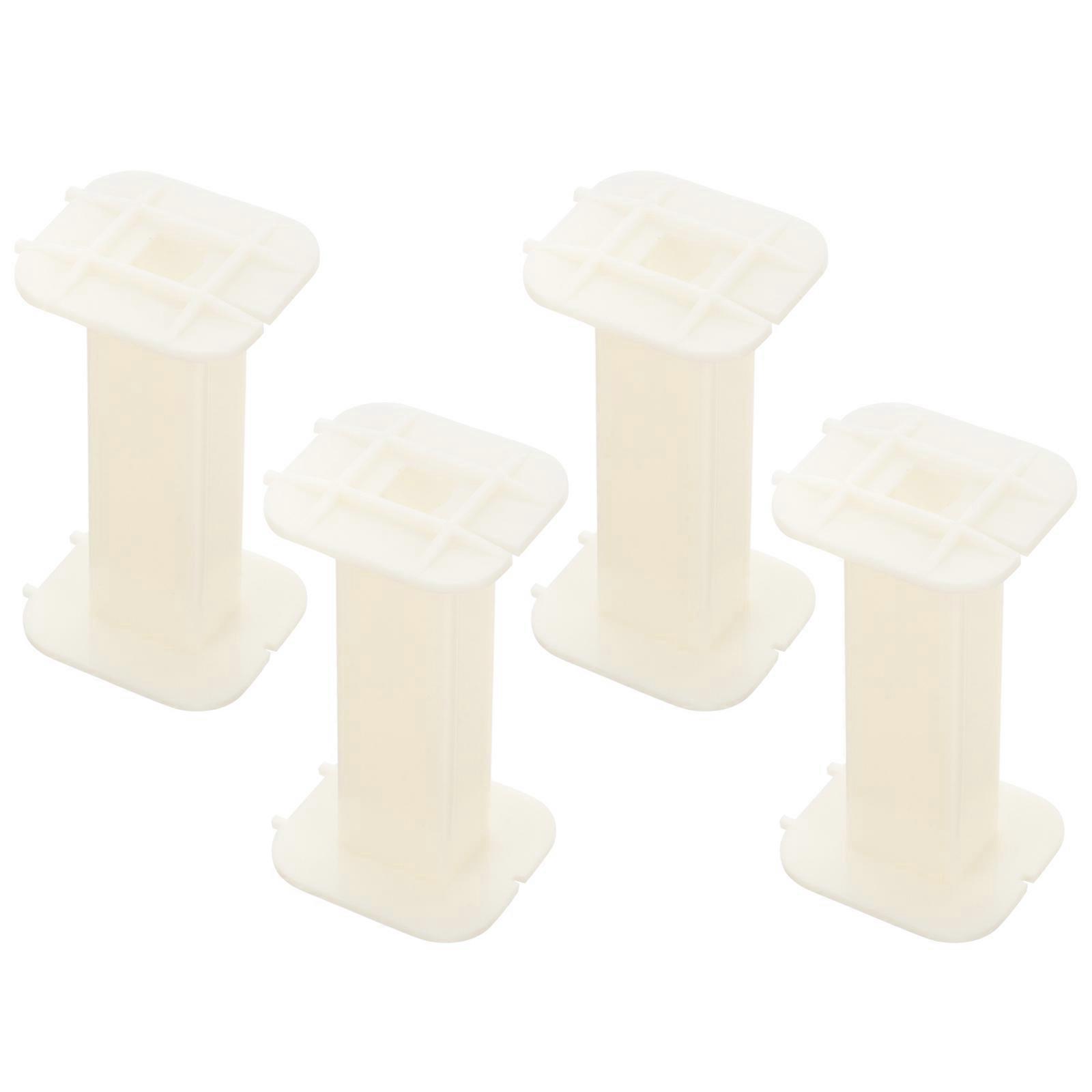 Speaker Wire Spool Bobbin Coil Rack for Wiring Use 16Pcs White ABS