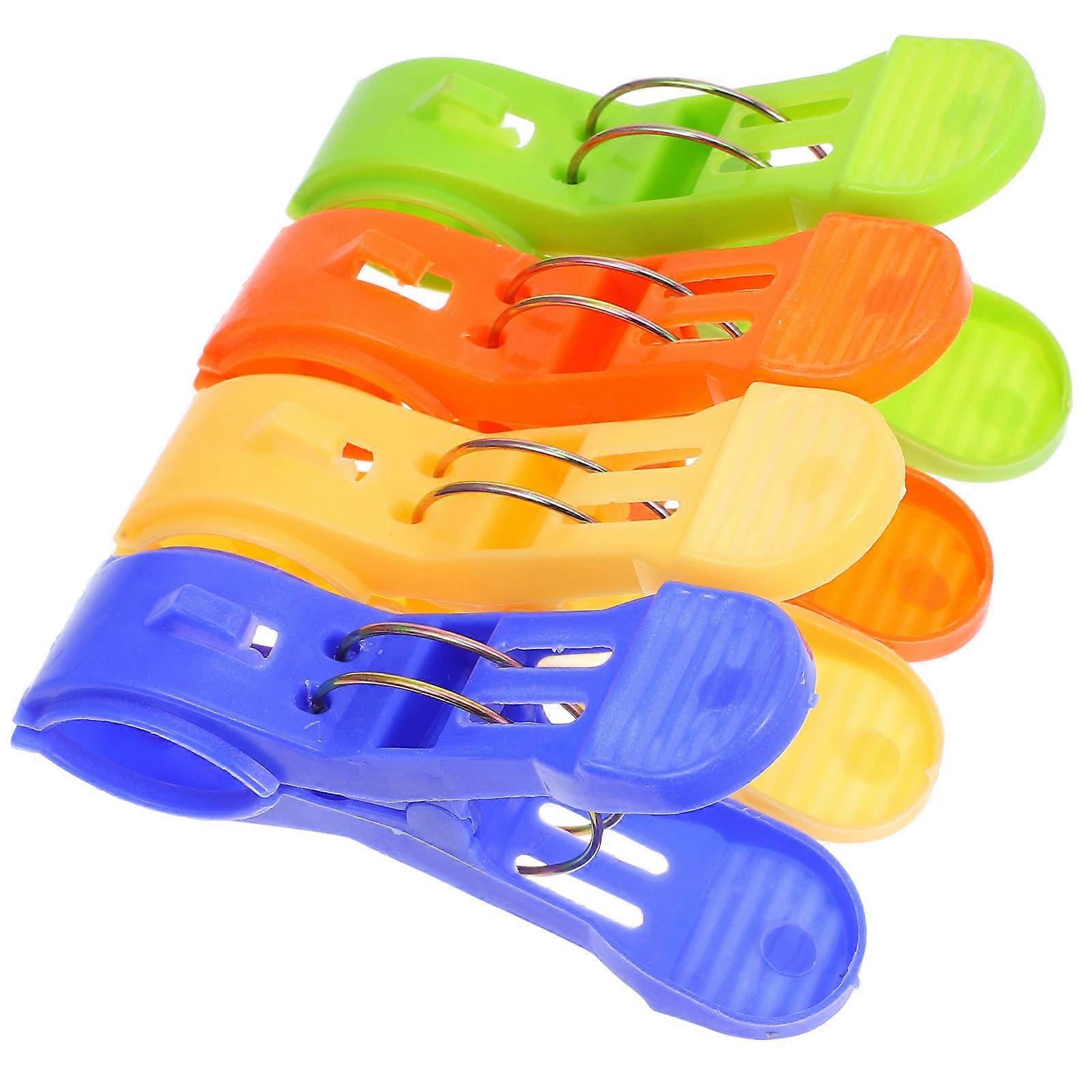 Beach Towel Clips Plastic for Preventing Towel Blow 8Pcs