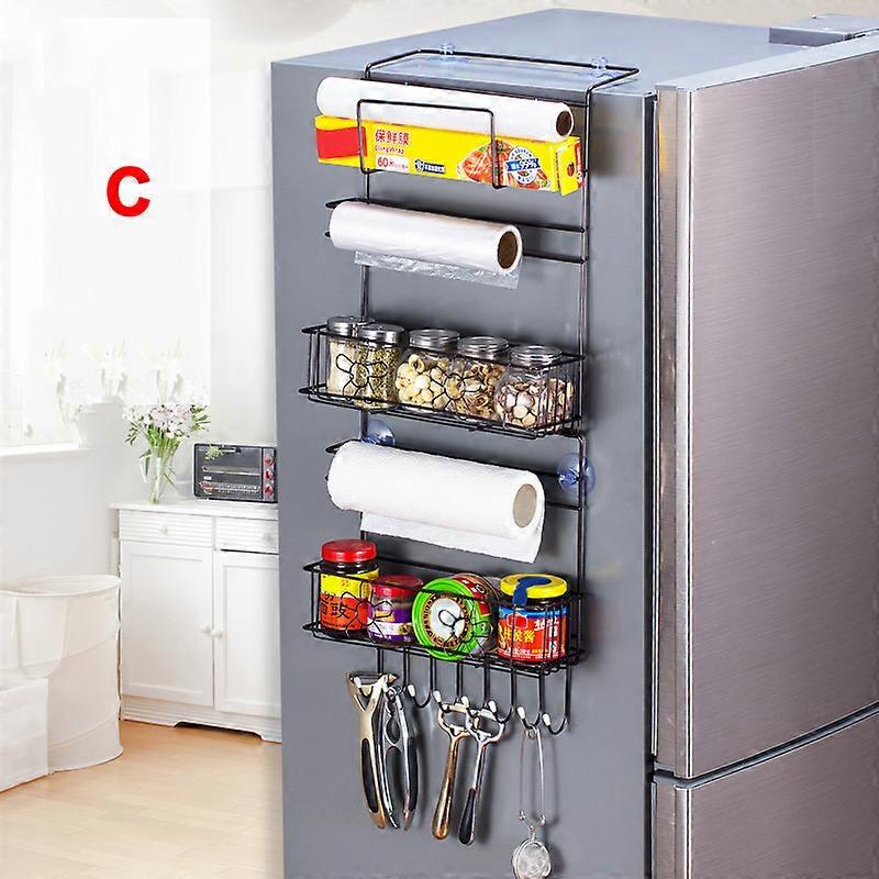 Refrigerator Hanging Storage Rack Holder Large Capacity For Home Kitchen Fridge