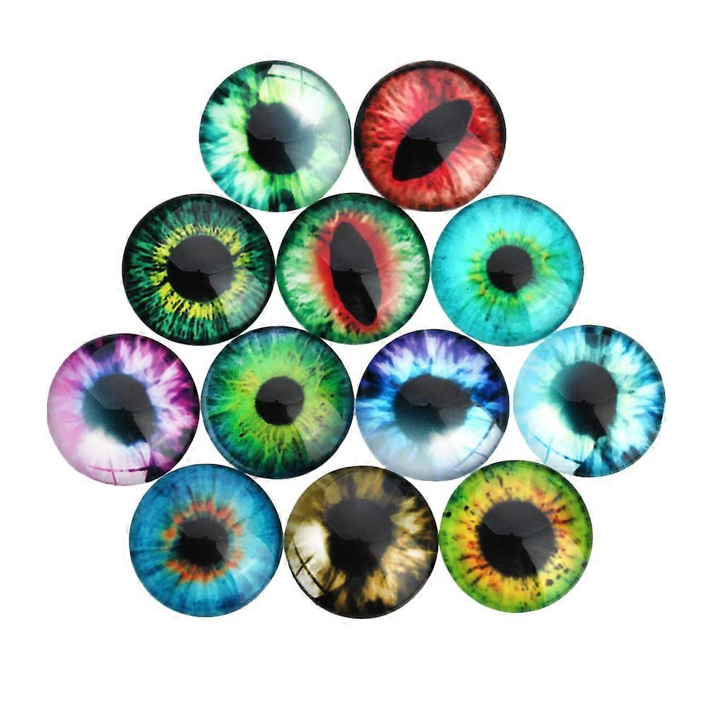 Simulation Eyes Plastic Eye for DIY Doll Use 200Pcs Self-Adhesive Style Assorted Color