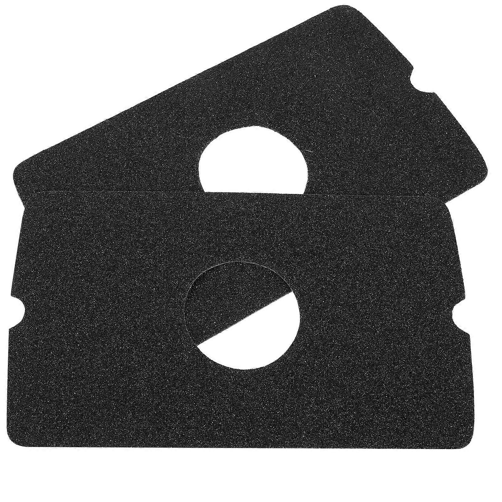 Black Drift Board Sandpapers 1Pair Offers Stable Glide for Skateboards