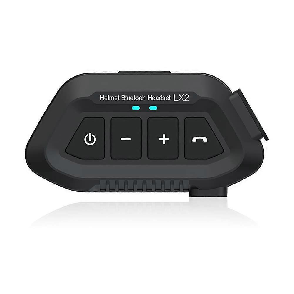 LX2 Waterproof Bluetooth Headset Black For Motorcycle Helmets Without Half Helmet