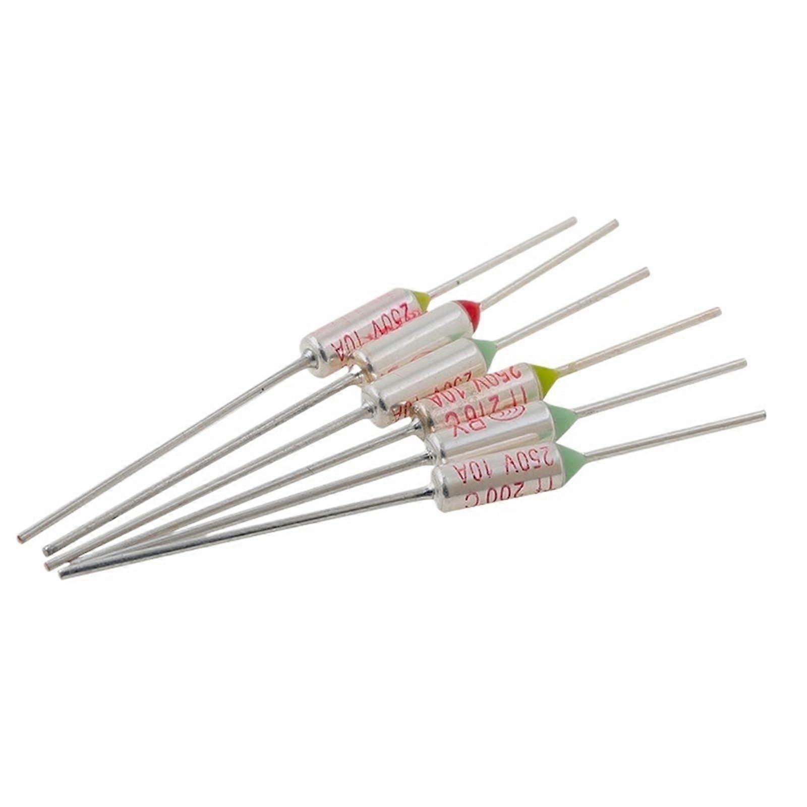 5Pcs TF Thermal Fuse RY 10A 250V Temperature Control Thermostat Switch 60-300°C 145C for Appliances and Devices