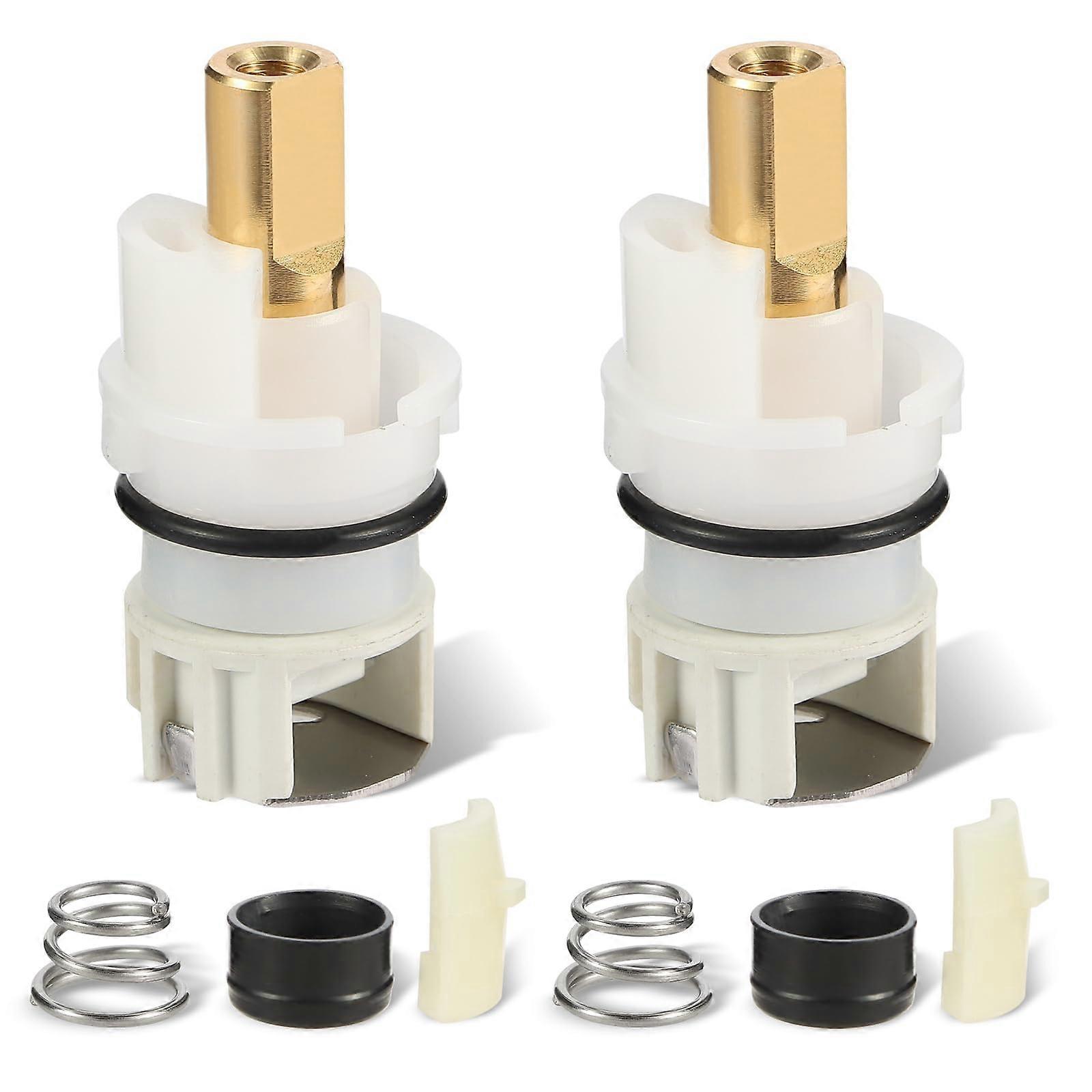 Stem Replacement RP25513 with RP4993 Seats and Springs, Brass 2 Pack  Kit for Delta Faucet