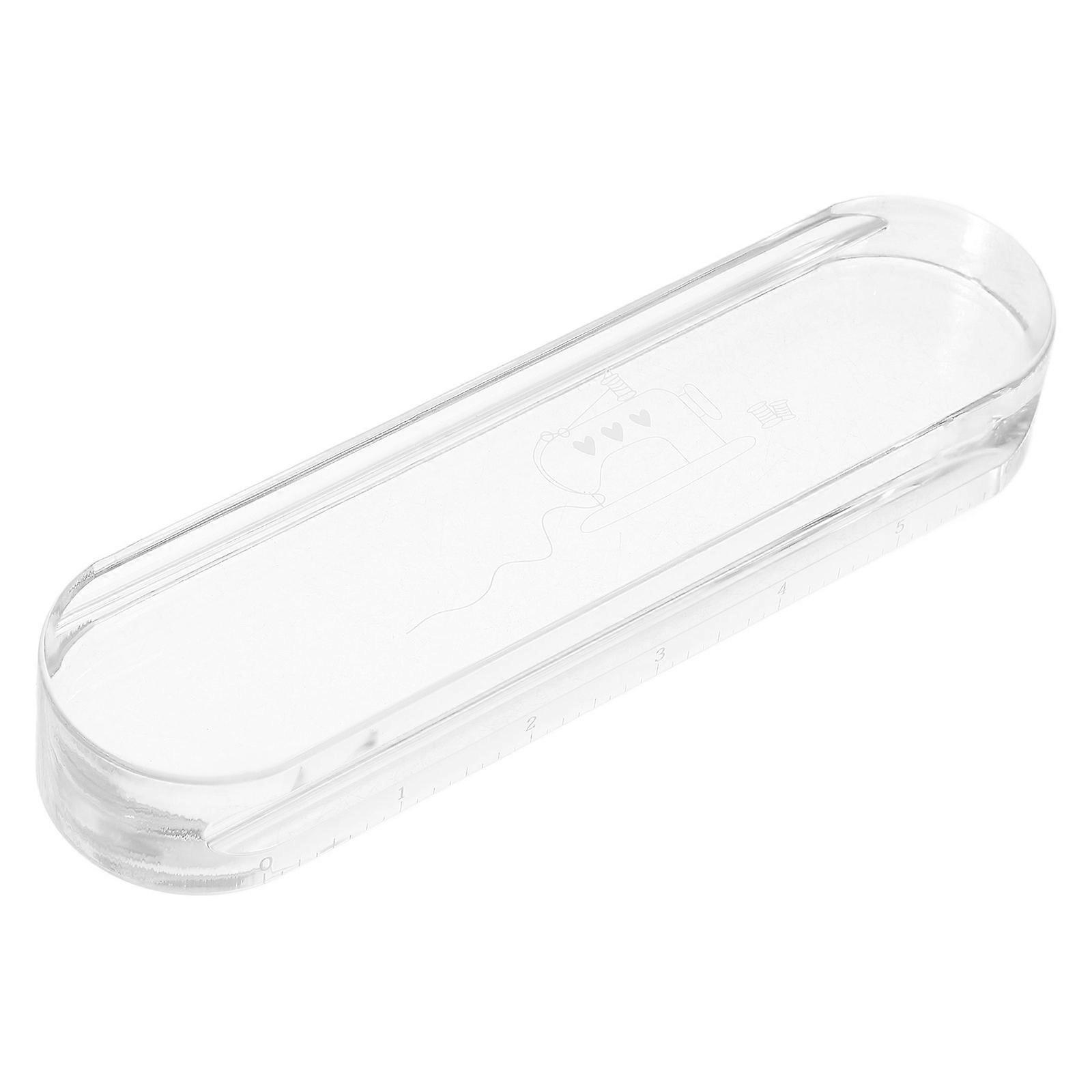 Sewing Pressing Tool Clear Acrylic Tailors Clapper for Fabric