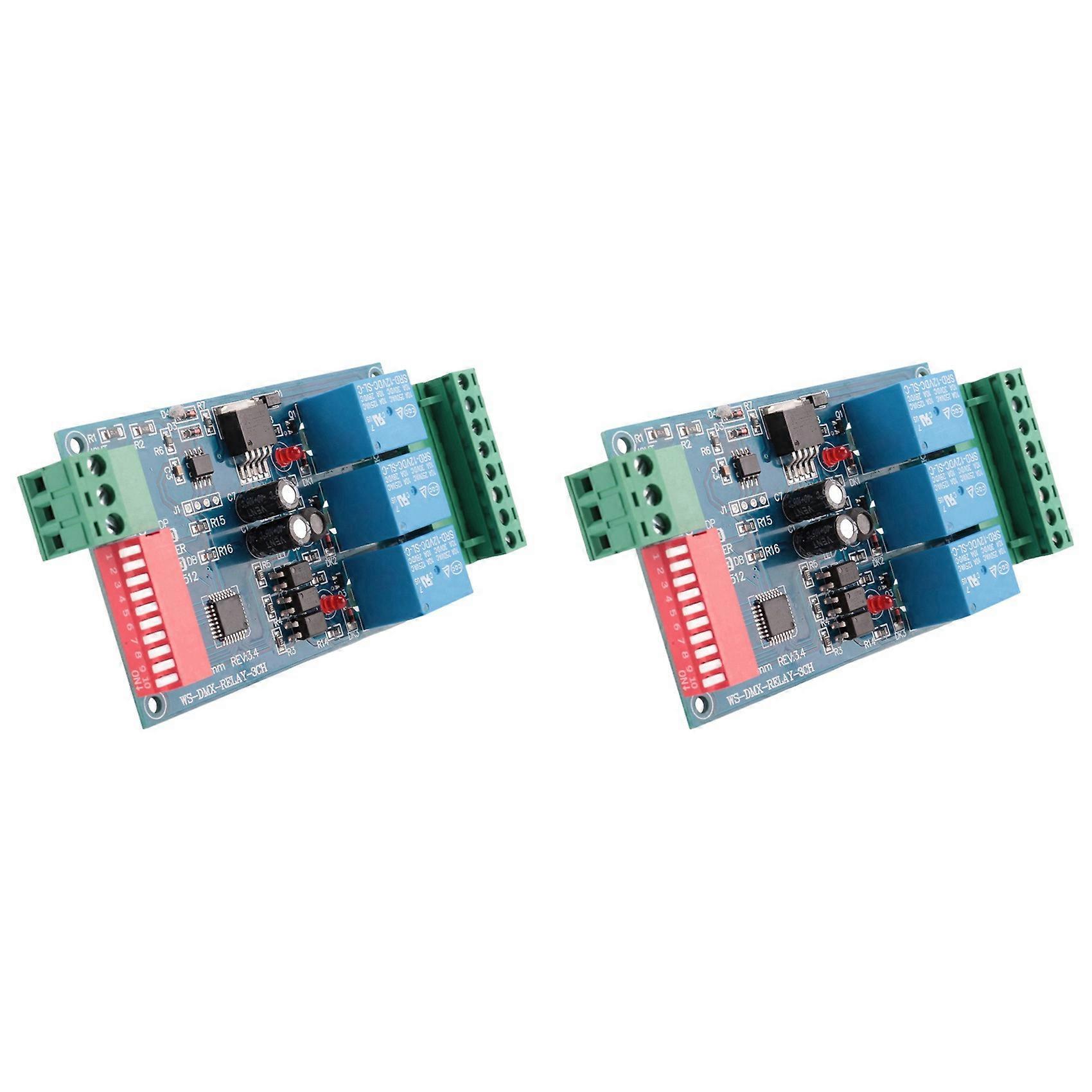 2X 3CH DMX 512 RELAY OUTPUT , LED Dmx512 Controller Board, LED DMX512 Decoder,Relay Switch Controller
