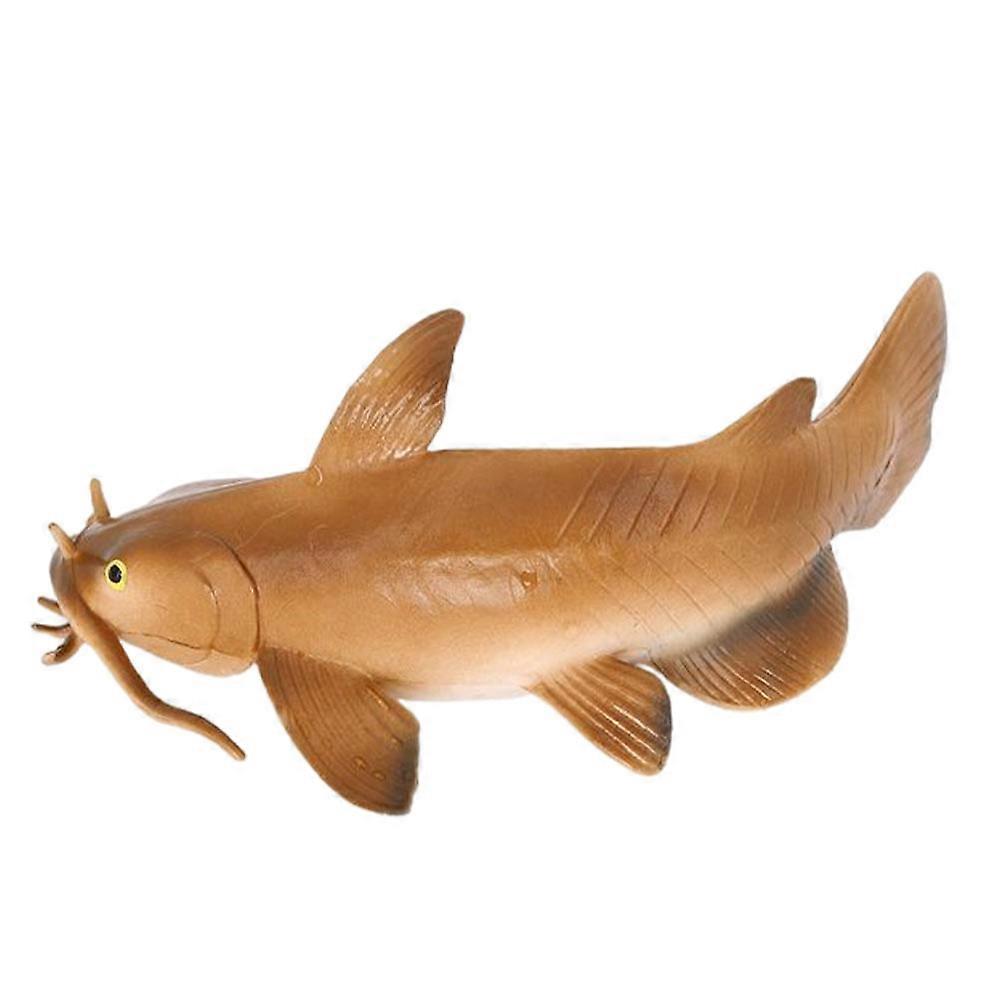 Home Decoration with Plastic Catfish Ornament Realistic Fish Model