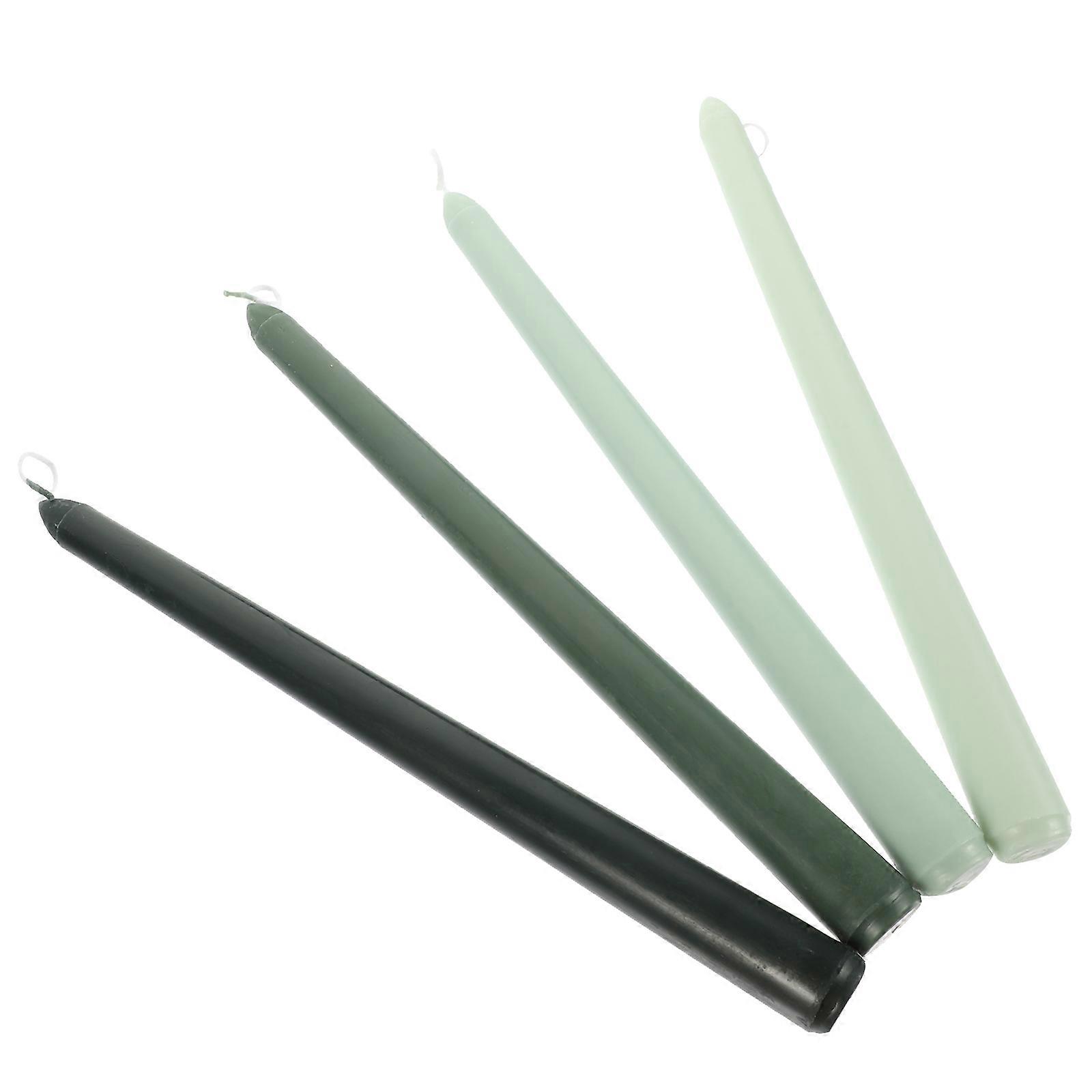 Scented Candles Long Pole Candle Decor for Wedding Party 4Pcs Set