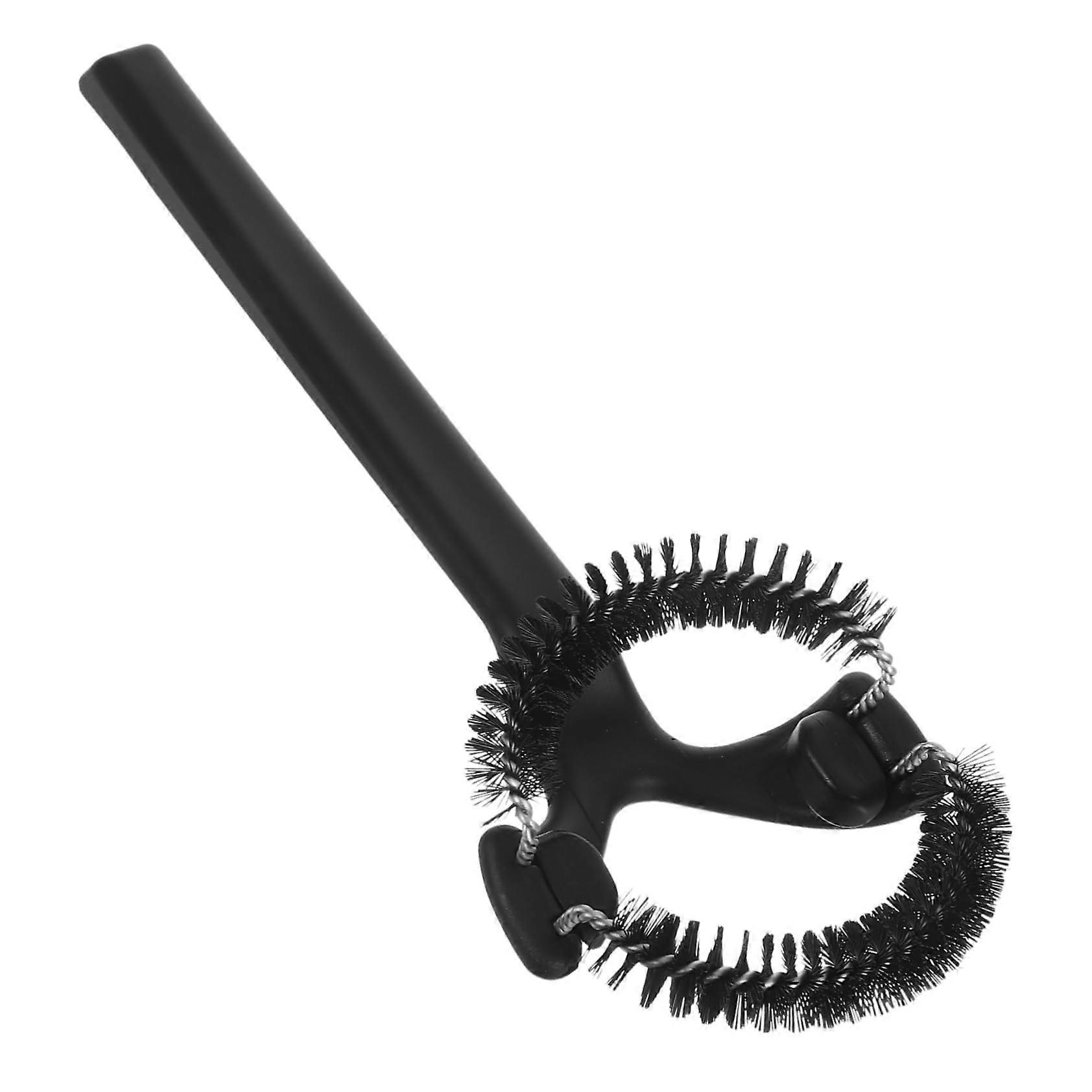 Espresso Machine Cleaning Brush with Density Nylon Bristles, Detachable Grouphead Cleaner