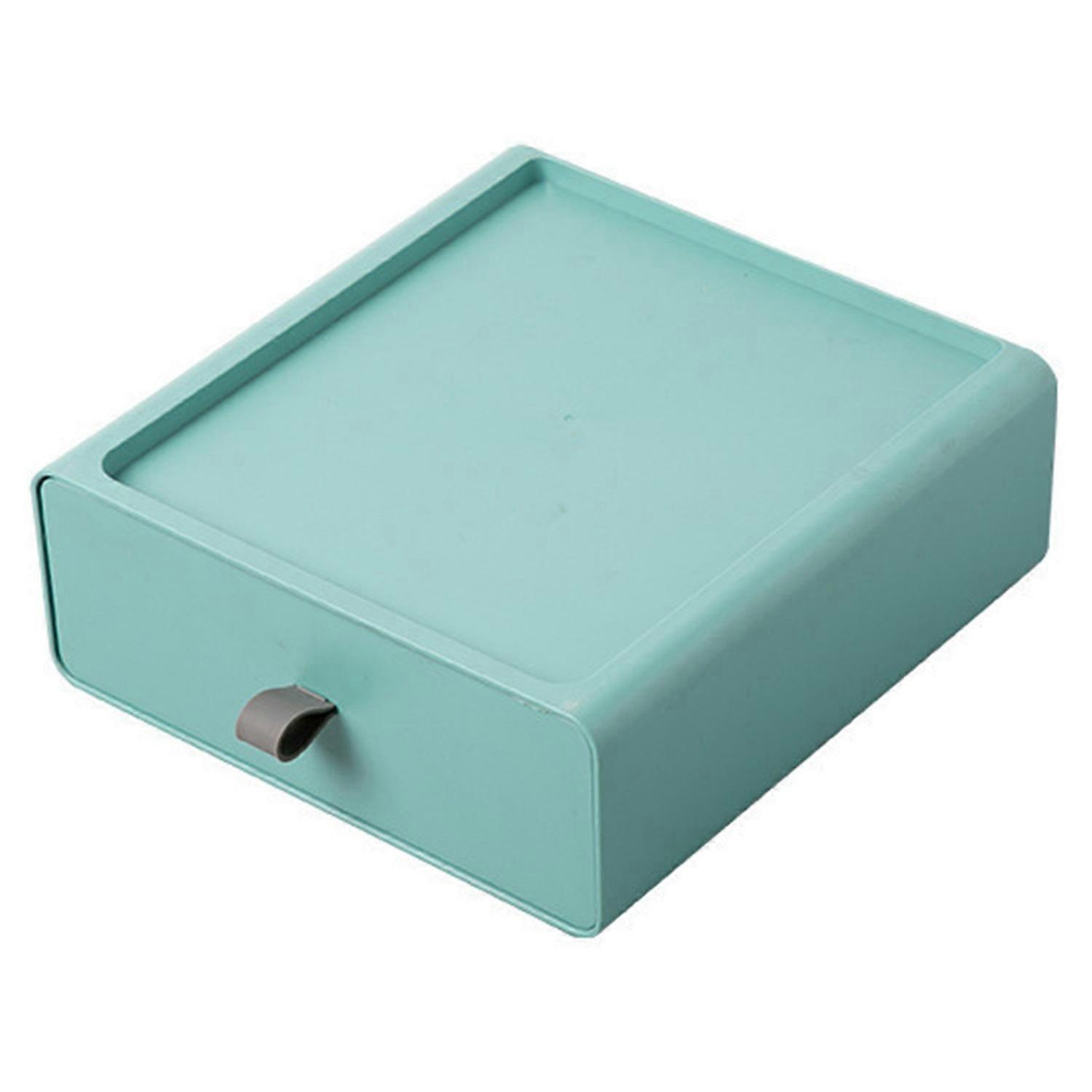 Storage Box Pull-out Design Pure Color Superimposed Solid Storage Cosmetic Little Knob Rectangle Sha 26s
