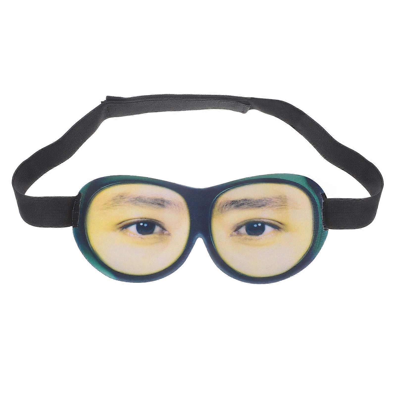 3D Eyeshade for Sleeping Use Black Breathable Funny Eye Mask