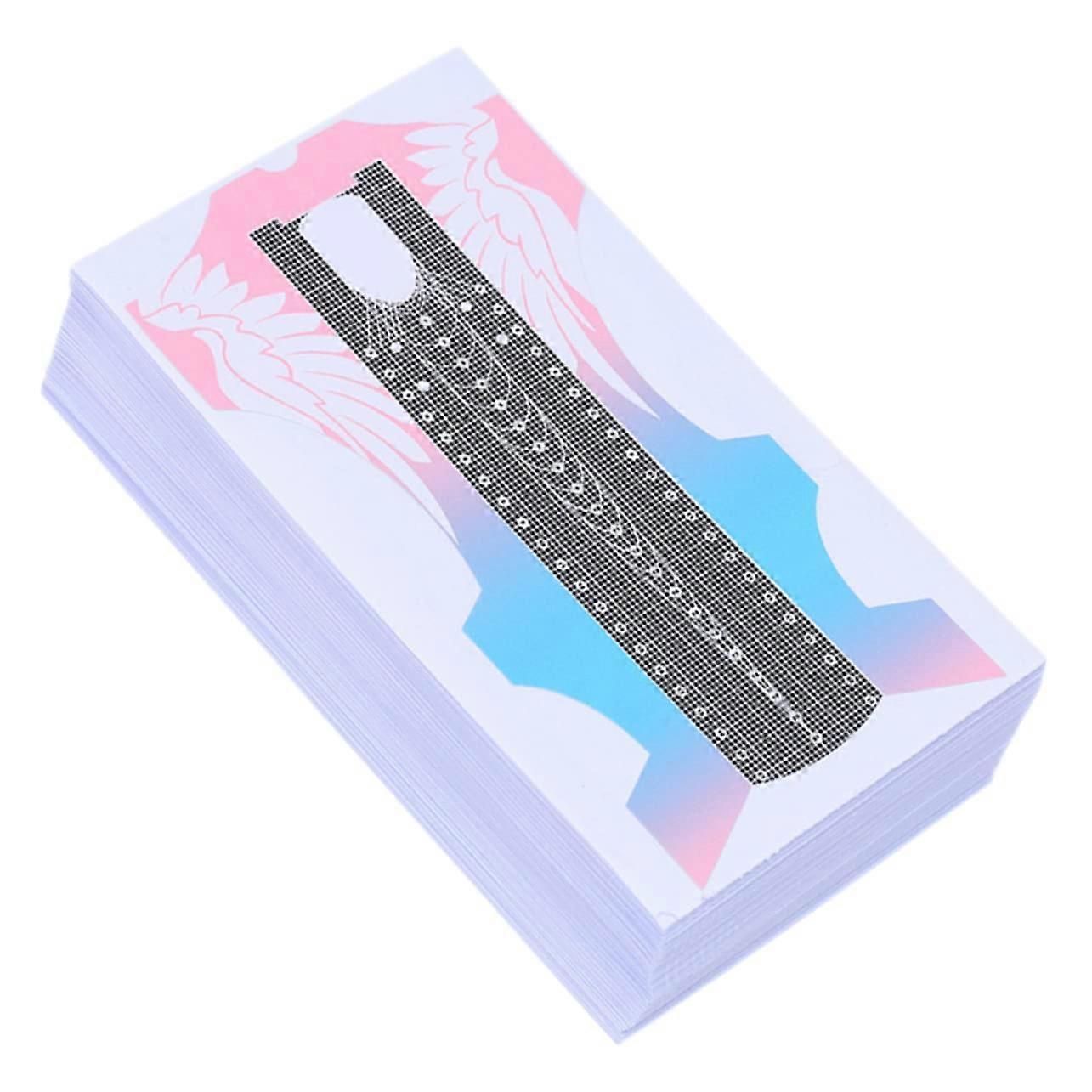 100pcs Butterfly Shaped Nail Extension Forms for Acrylic and Gel Nails, Easy Alignment Design