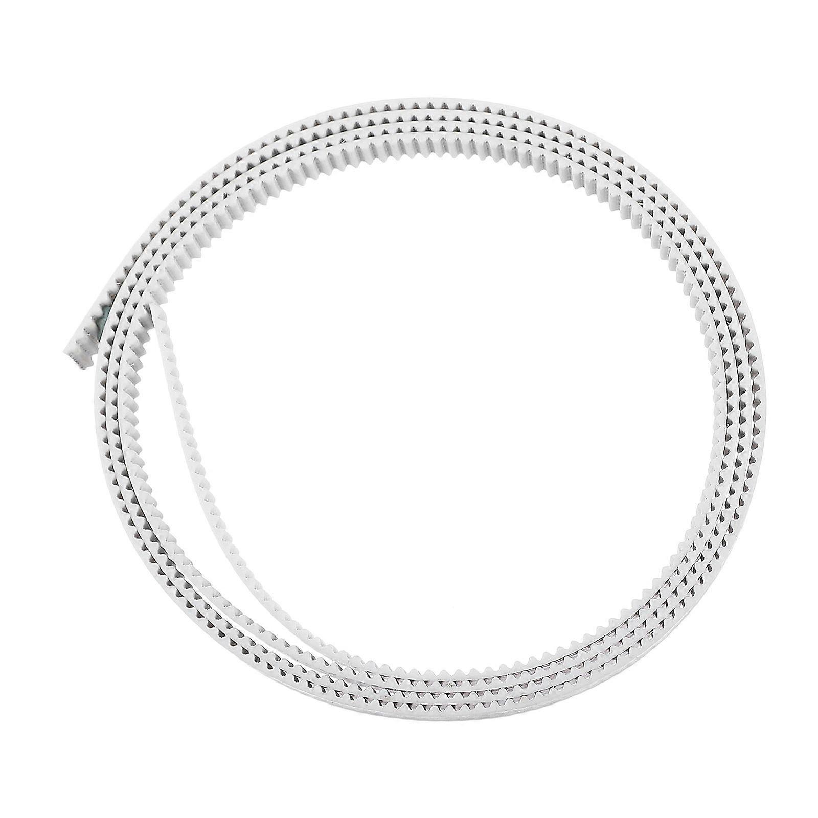 3D Printer Timing Belt PU Belt for Stable Performance 1Pcs White Material