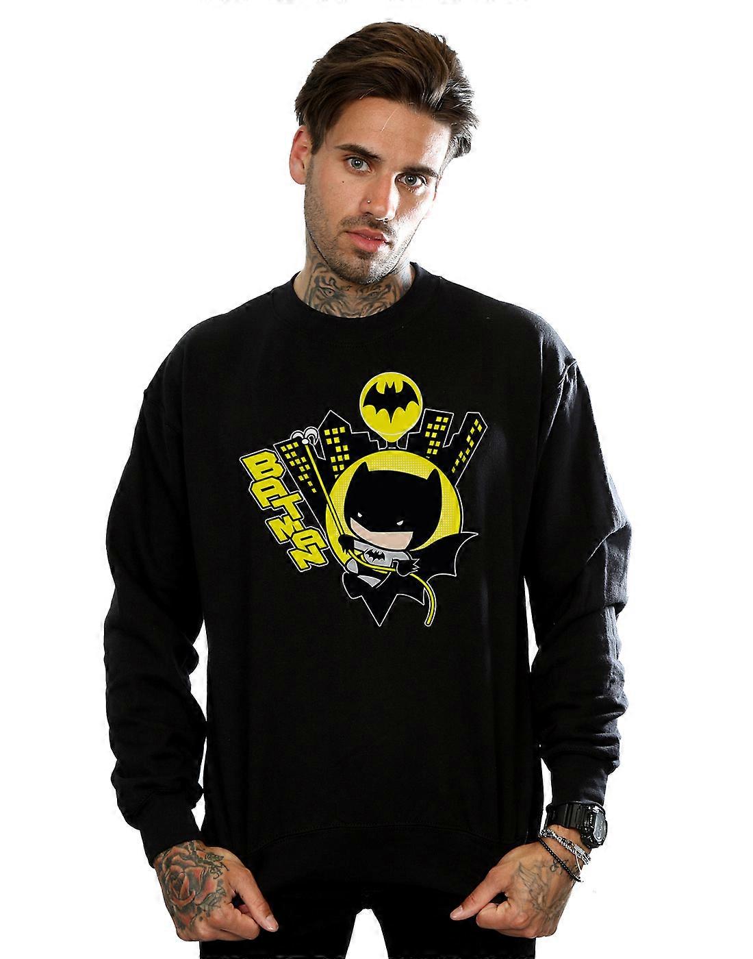 Chibi Batman DC Comics masculino balançando moletom