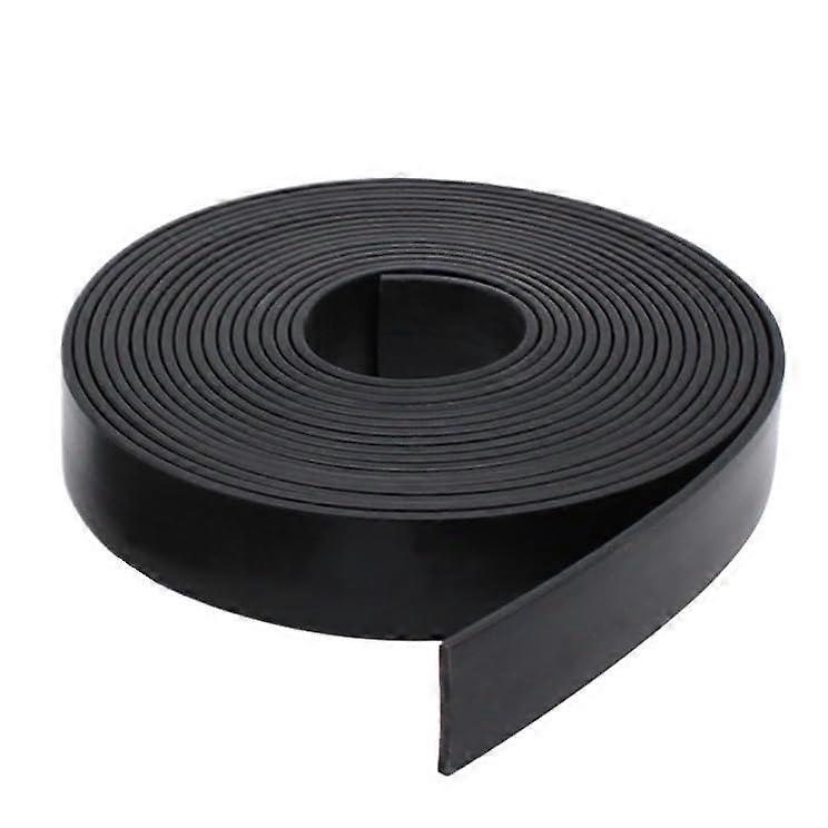 Black  Temp Silicone Rubber Seal Strip 1M, Solid Weather Stripping for Doors and Windows