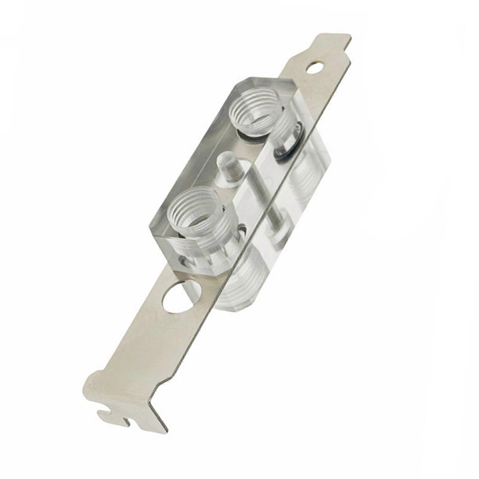 Computer Case PCI Baffle Position Board Module Connect External Split Water Cooling Build Replacement Accessories  transparent
